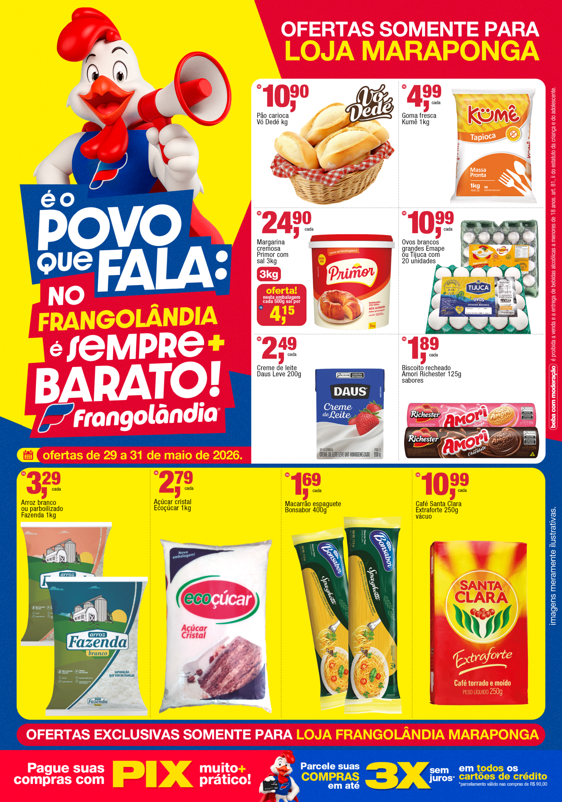 Encarte É o Povo que Fala Maraponga 29 a 31.05